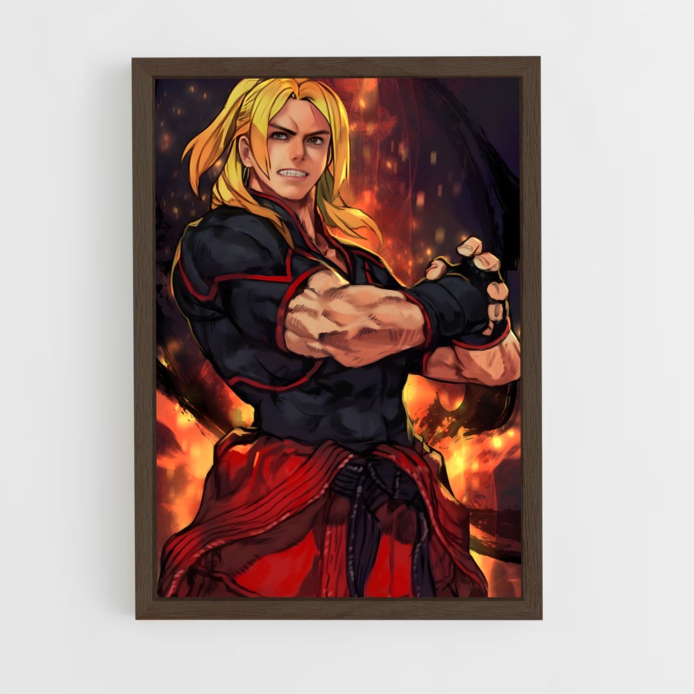 Poster Ken street – affiche Street Fighter (vue 5)